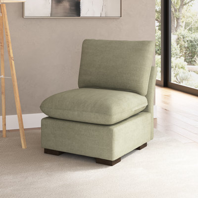 Chaise modulaire sans accoudoirs, meubles de salon
