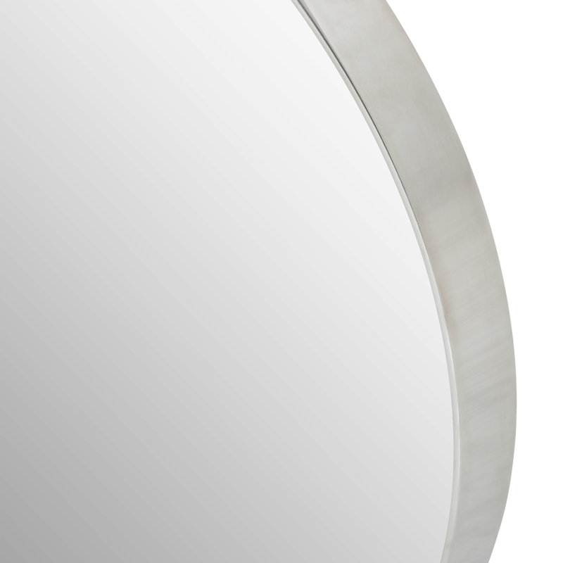 Bellvue Metal Wall Mirror, Polished Brass, 47.25" x 47.25"