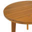 Table d'appoint ronde d'extérieur, table de bout en bois