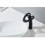 Robinet pour salle de bain à poignée simple avec plaque de recouvrement et bonde Wovier Love Shape-93410852