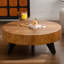 Table basse ronde de 35,4 po, table basse convenant à un décor de maison