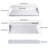 48'' Rectangular Stone Resin Bathroom Sink Wall-Mounted Sink