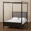 Ciarra Upholstered Canopy, King Bed, Grey/Green Grey 87.3'' H X 85.4'' L X 79.35'' W-450850140