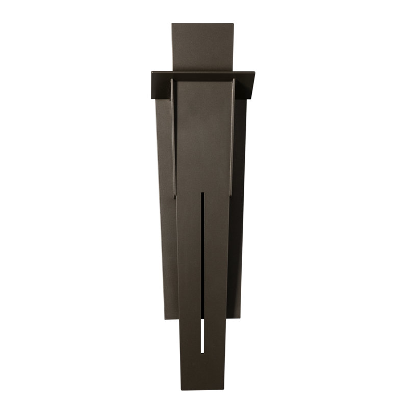 Linea Outdoor Wall Sconce, Coastal Dark Smoke, 21.9" H x 6" W x 4.5" D