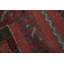 Tapis de couloir rouge en laine de conception unique 8 pi 1 po x 2 pi 0 po