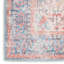 Tapis oriental bleu / rouge lavable à la machine-1158640089