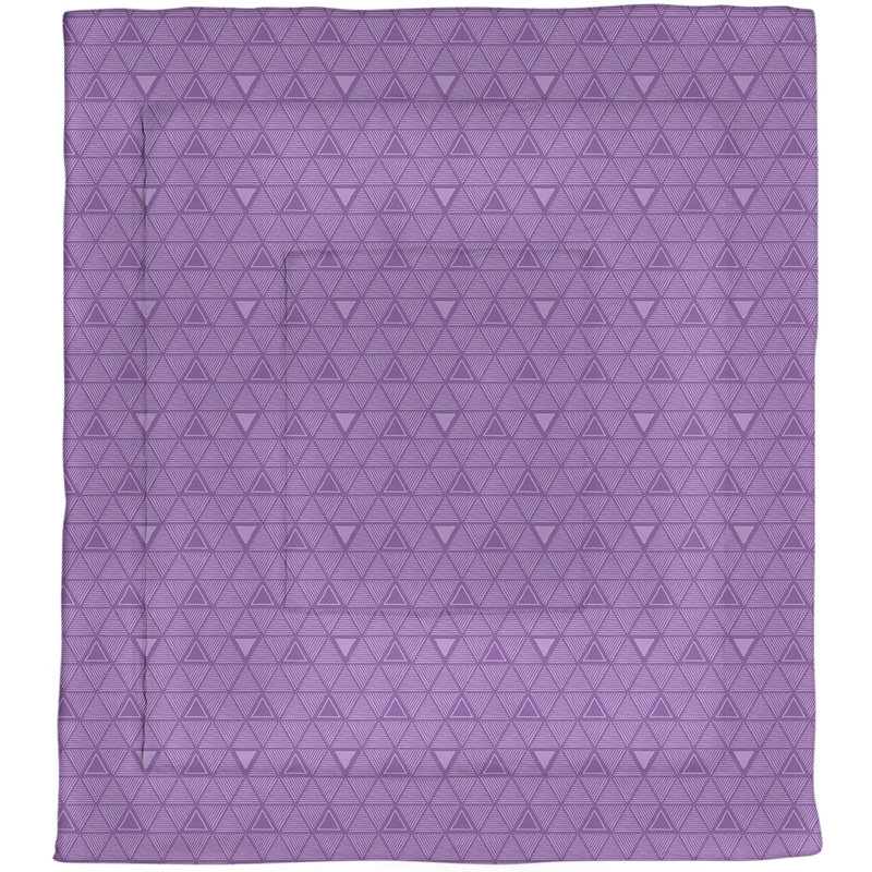 Édredon en microfibre réversible Patricia Geoffrey, Édredon très grand, Violet clair