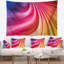 Tapisserie abstraite de vagues colorées-28484530