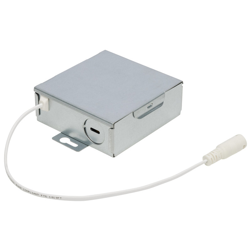 3.5" Square Selectable Color Temperature Dimmable Air-Tight IC Rated LED Canless Recessed Lighting Kit, White