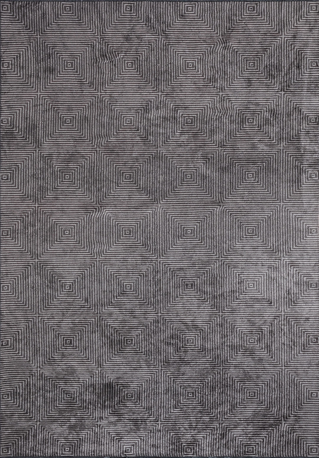 Woven Concepts Contemporary Geometric Square Lines Area Rug | Perigold