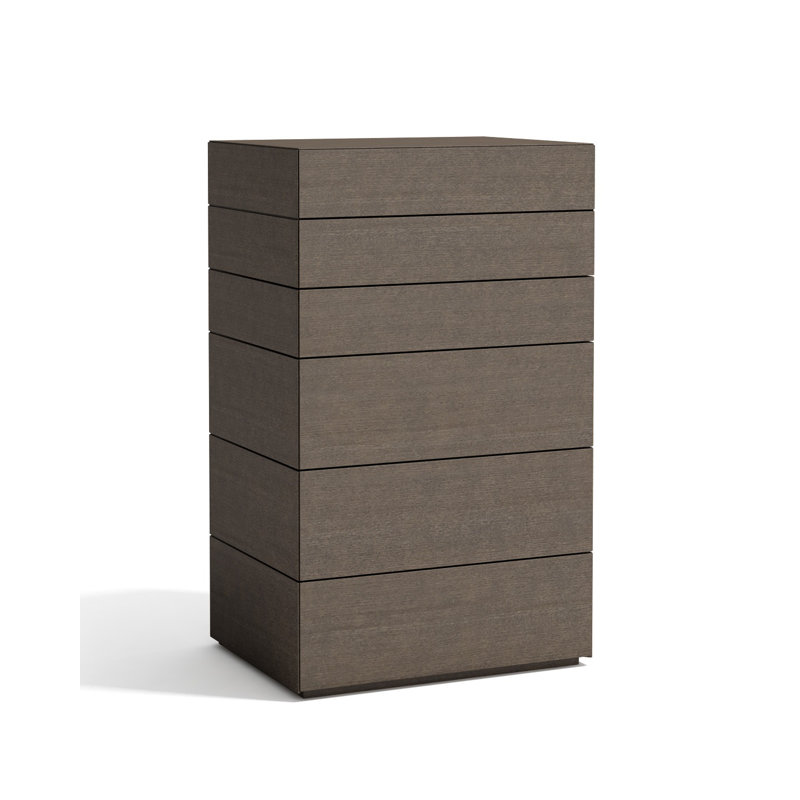 Popham 23.6'' W 6 - Drawer Dresser, Ash