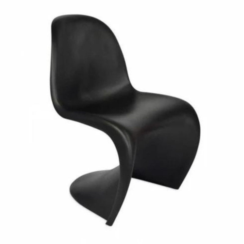 Chaise Pantone, Noir