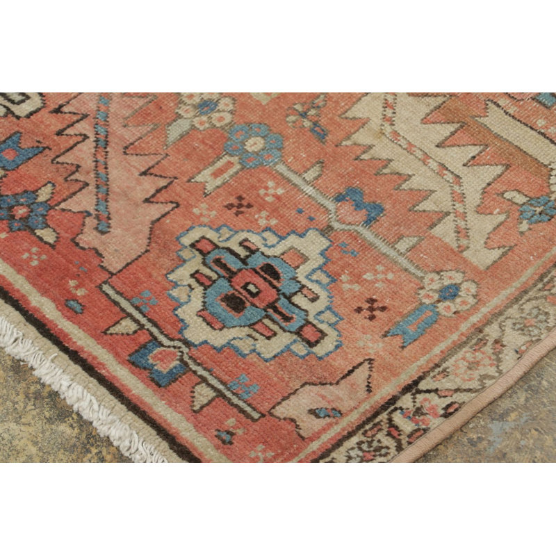 Antique Bakshaish Tribal Rug In Colorful Geometric Medallion Design - Rug & Kilim