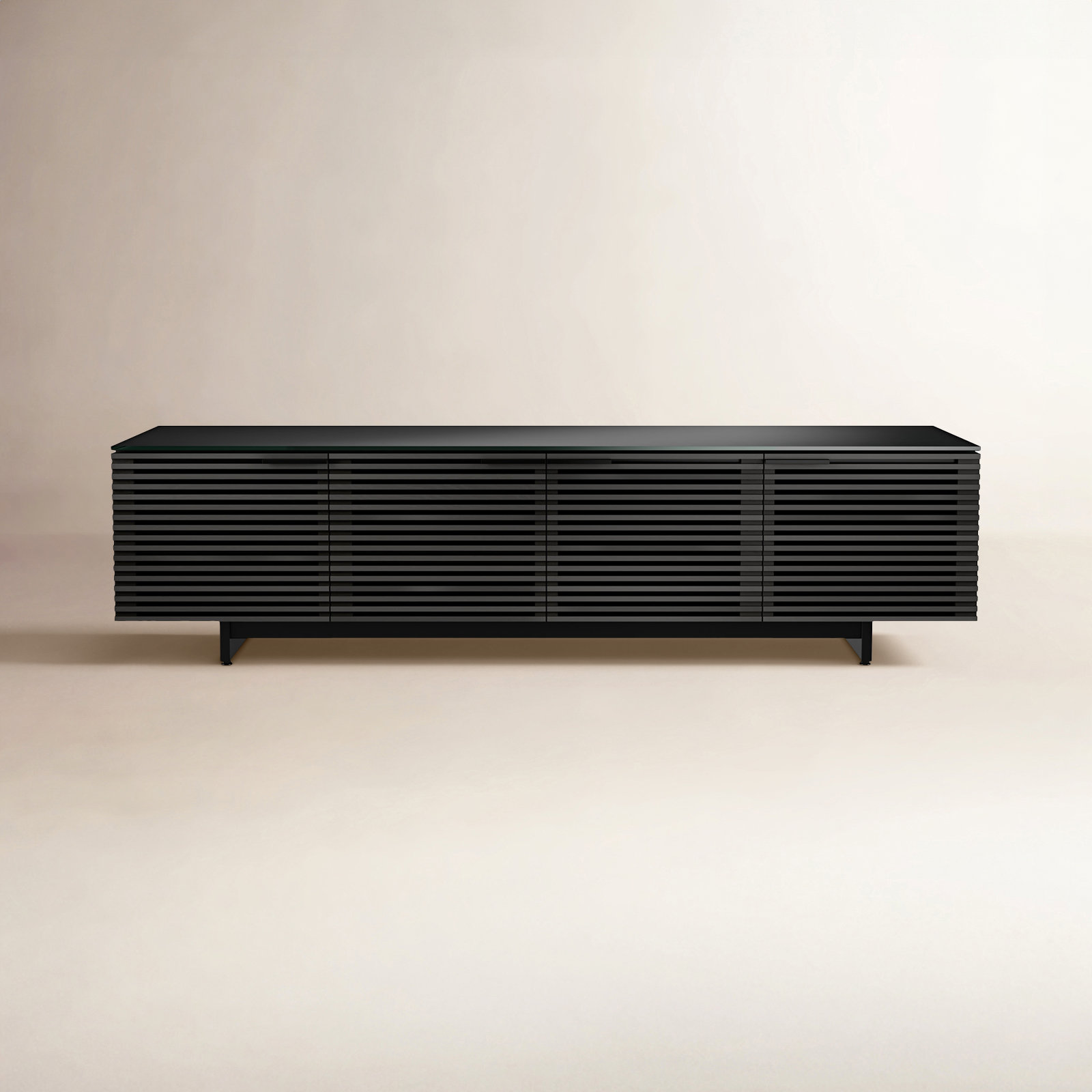Corridor 79'' Media Console, Charcoal Stained Ash