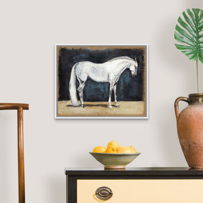 Équitation, art mural sur toile V