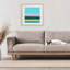 Bright Ocean Dreams, reproduction sous verre encadrée, conception par Atelier Posters-1817634611-1817634608