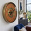 Horloge murale avec engrenages en mouvement de The The Gear, SD-LI_ 24 po ronde