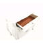 Table de chevet 3 tiroirs de style moderne en bois perlé