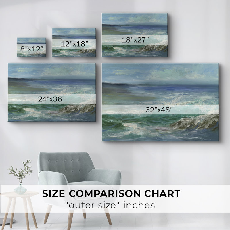 Pacifica Beach II - Gallery Cavas enveloppé, 12 x 18