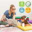 ECR4Kids SoftZone Rainbow Rest Mat, 2in, Sleeping Pad, 5-Piece-2076900893