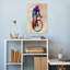 «Vibrant Cycling Sprint», art mural contemporain-129474827