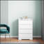 Commode 4 tiroirs imperméable, conception sans poignée pour les chambres modernes et solutions de rangement efficaces