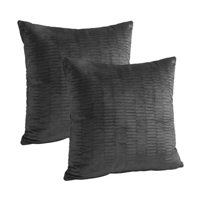 Velvet Pleated Euro Pillow Cover