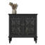 Armoire vintage avec tablettes réglables, buffet avec creux sculpté -1795574743