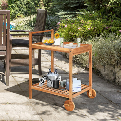 Marthe Solid Wood Kitchen Cart