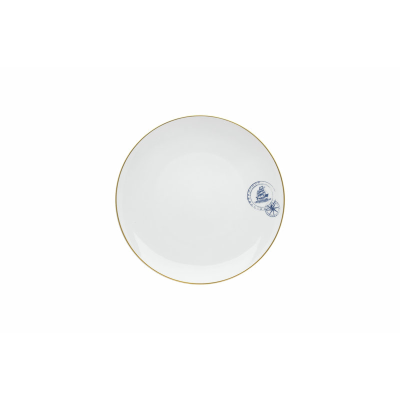 Transatlantica Handmade Porcelain Dinner Plate