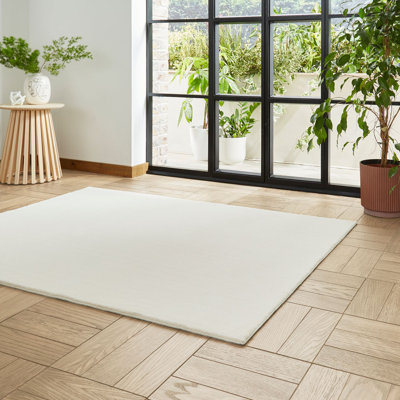 Tejal area rug Machine Woven Rectangle Ivory