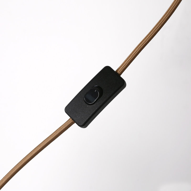 Bay Isle Home™ Platres 1- Light Plug-in Hand-Woven Geometric Pendant ...