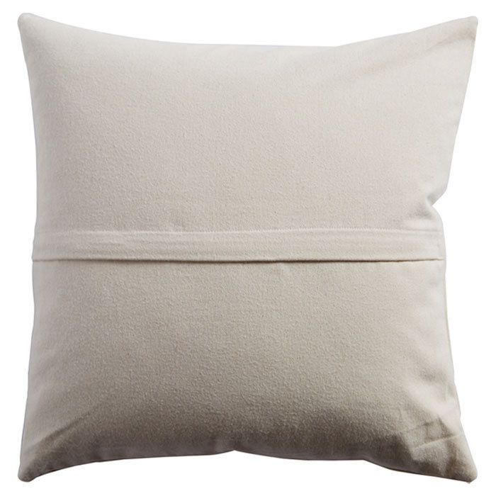 Cotton Blend Reversible Throw Pillow