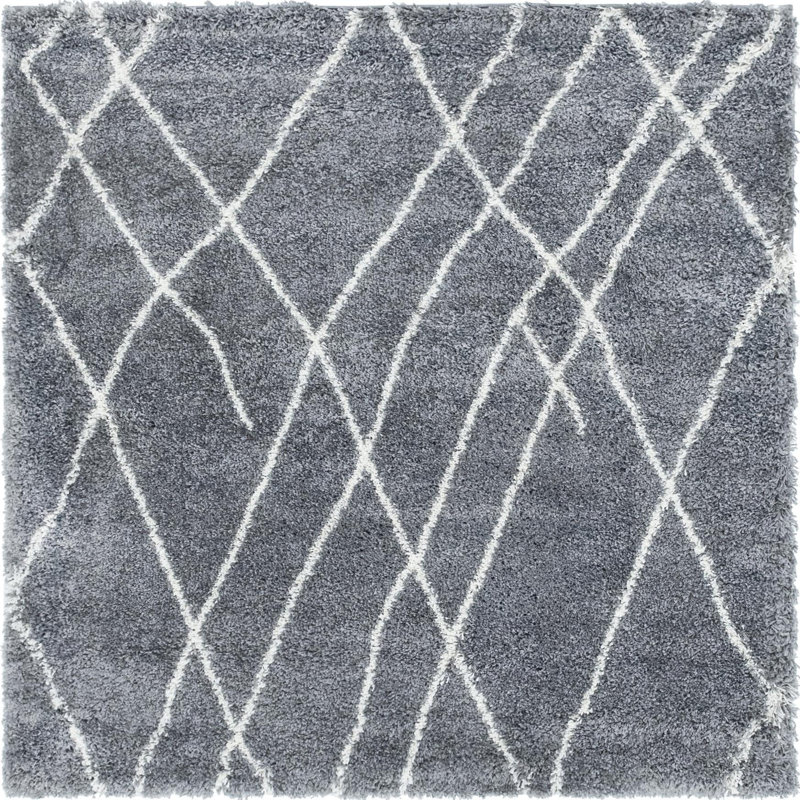 Lotario Abstract Indoor Rug, Square 5'