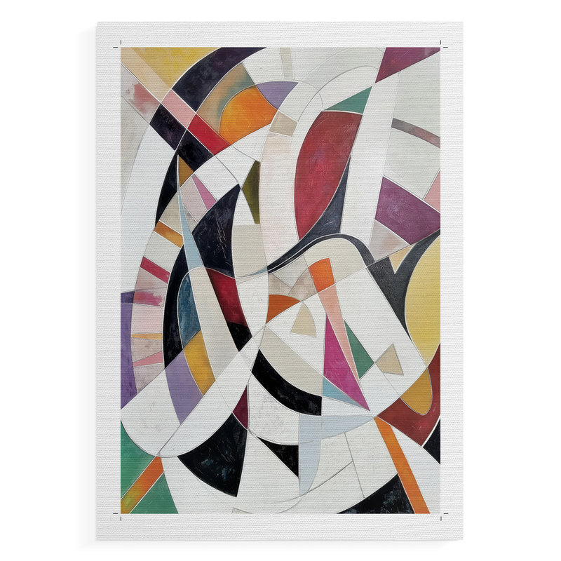 Série ABSTRACT LIX - Impression sur toile seulement - NON-CADRE, H 18 po x l 12 po