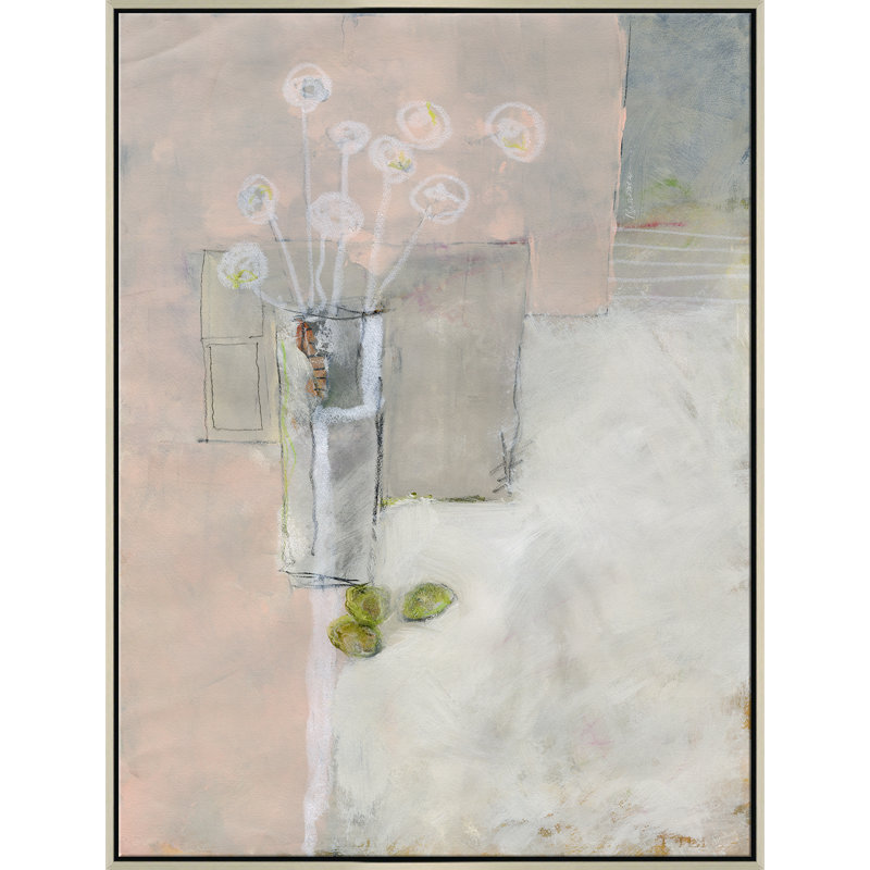 Pastel Still Life par Jill Krasner, Cadre chromé