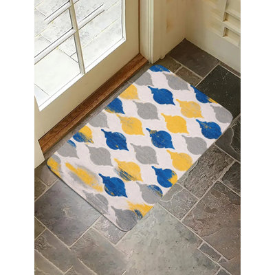 Tapis pour salle de bain à motif de lanterne marocaine, 16 L x 24 W