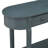 Elegant Retro Console Table With Curved Design And Smooth Glaze-123005111