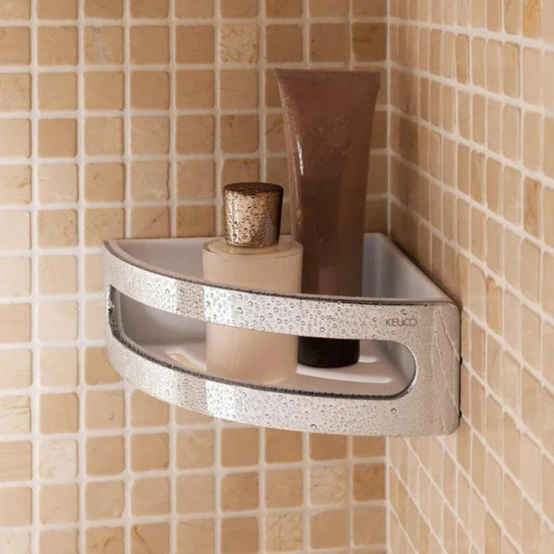 Elegance Suction Shower Caddy, Weiß