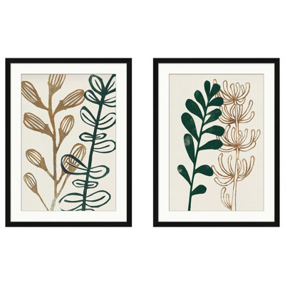 Earthtone Botanical S2 Print