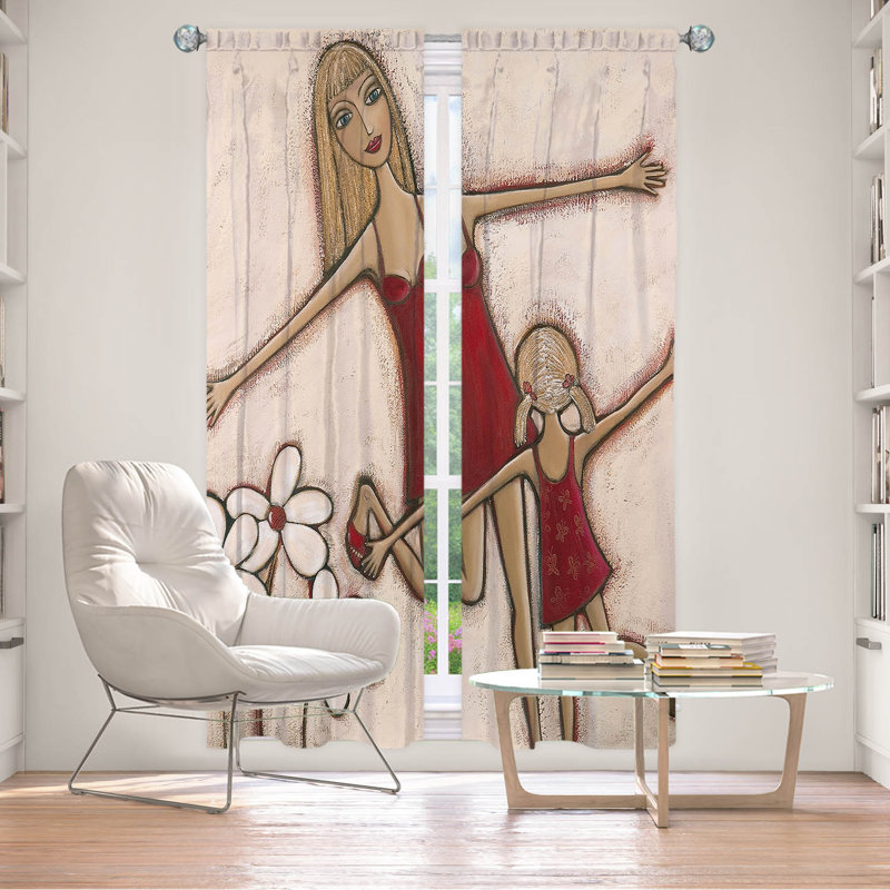 Rideau simple obscurcissant avec passe-tringle Delaughter, L 20 po x L 82 po