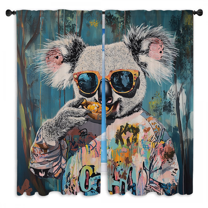 Rideaux Koala, L 20 po x L 82 po