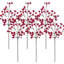Faux Pod Spray   Set of 6   26"H   Red