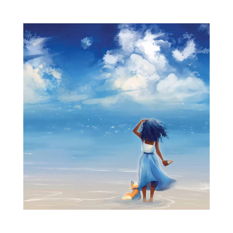 Strand 1 Piece Wall Art on Canvas, 93.98 cm H x 93.98 cm W x 1.91 cm D, Wrapped Canvas