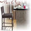 Tabouret de bar pour l'intérieur et l'extérieur