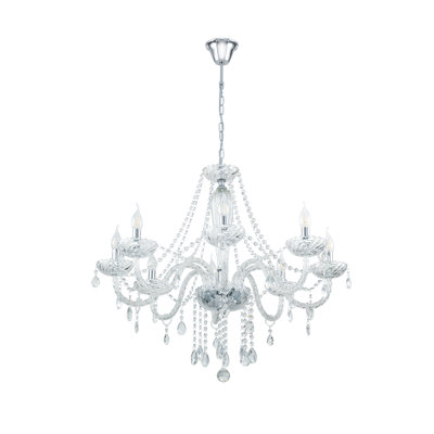 Braiden 8 - Light Candle Style Chandelier