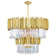 12 - Light Dimmable Tiered Chandelier