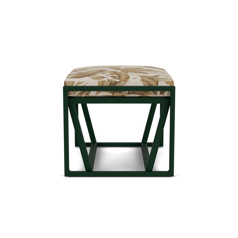 Summit Outdoor Ottoman, Woodland, Botanic Willow