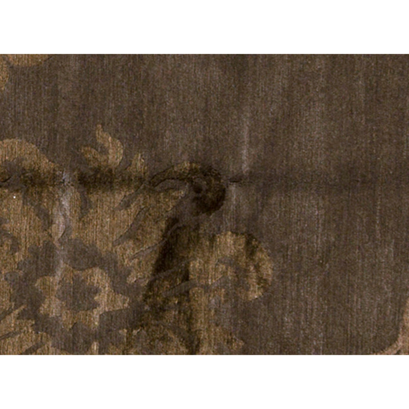 Hand Knotted Area Rug in Walnut