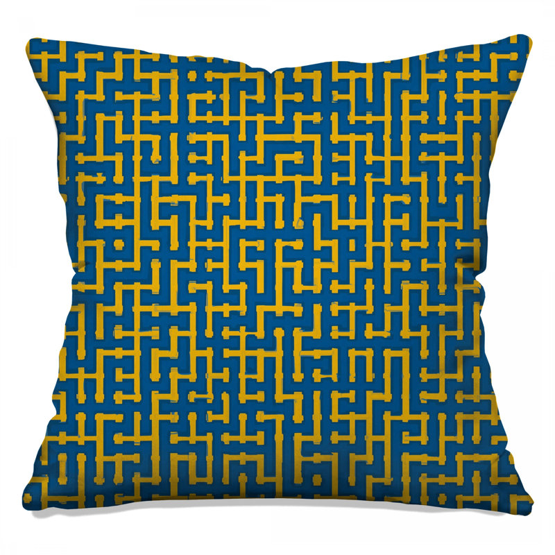 Coussins décoratifs Blue Blue Maze, 20 x 20 pouces